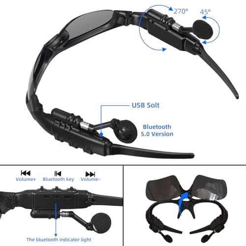 Bluetooth sunglasses headset - Bluetooth 5.0 Polarized Lenses