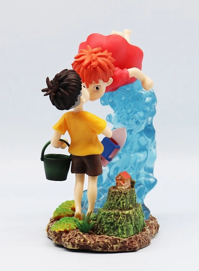 Ponyo - Ponyo on the Cliff (18 cm) (QQ0129)