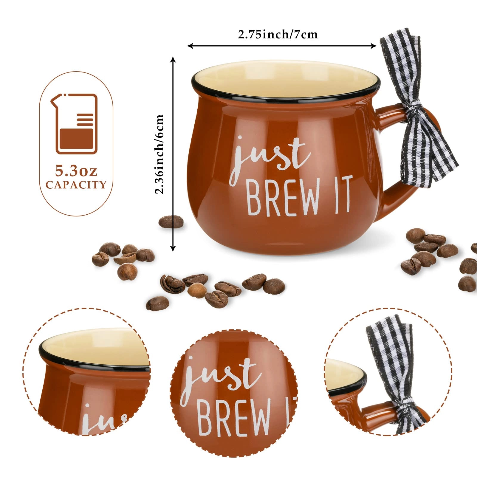 Farmhouse Mini Mug - 4 pcs - 150 ml