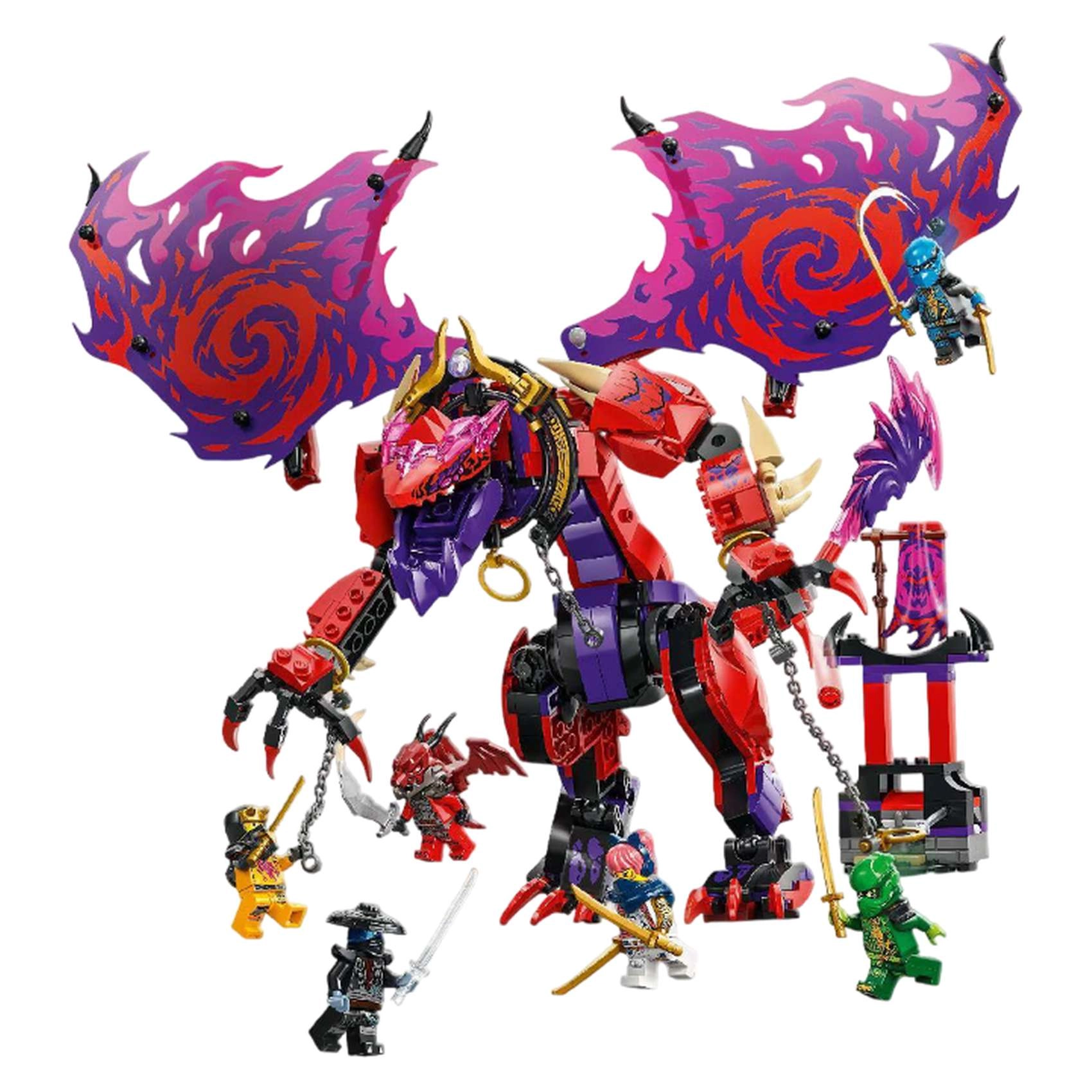 NINJAGO Thunderfang Dragon of Chaos (71832) - 6 Minifigures 668 Pieces