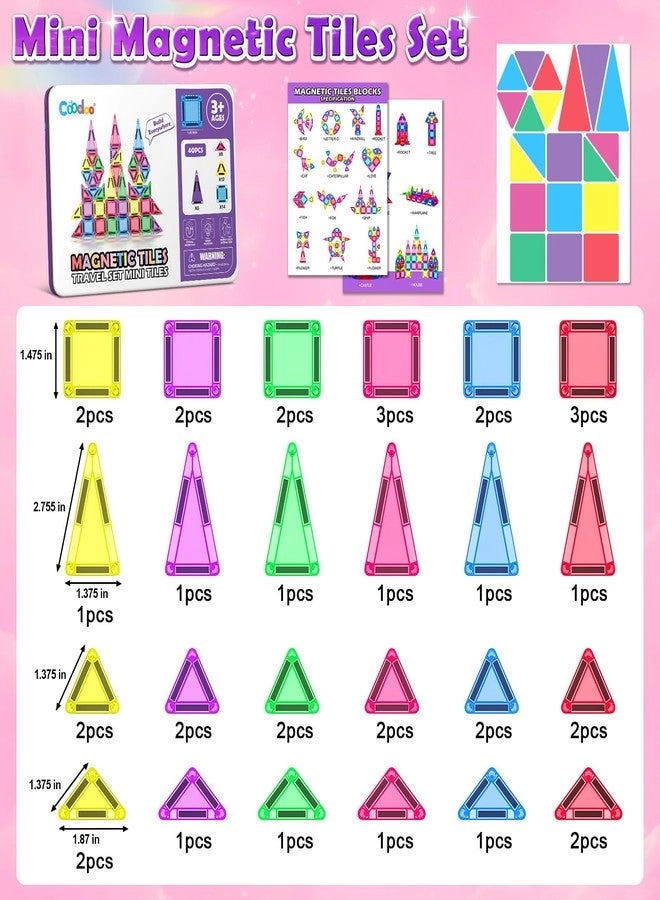 Magnetic Tiles Mini Travel Set
