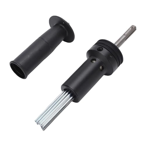Electric Hammer Needle Attachment - Round Shank Two Pit Two Slot Alloy Steel
