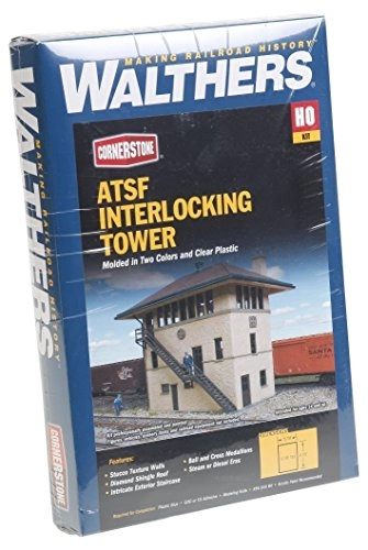 Walthers Cornerstone ATSF Interlocking Tower - HO Structure Kit