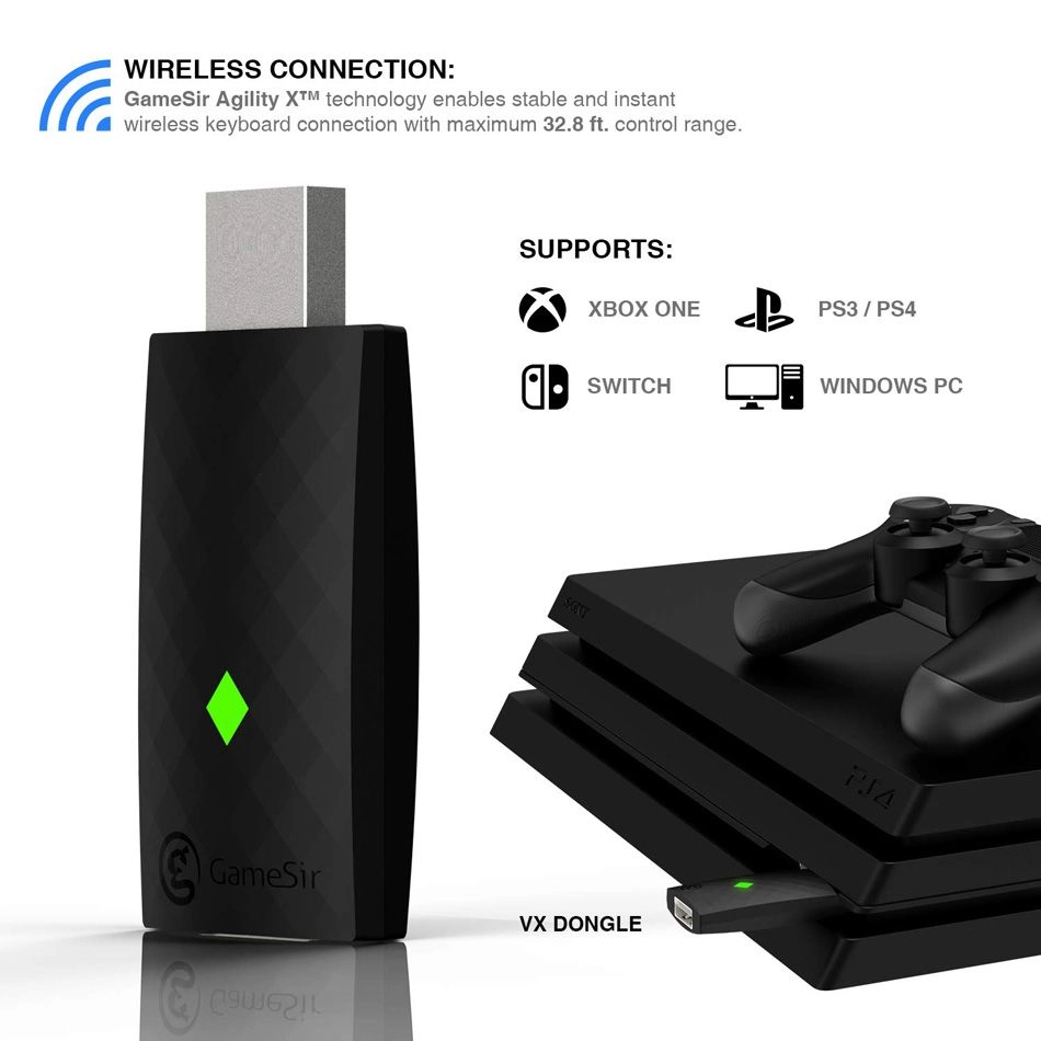 VX AimSwitch - One-handed Wired/Wireless