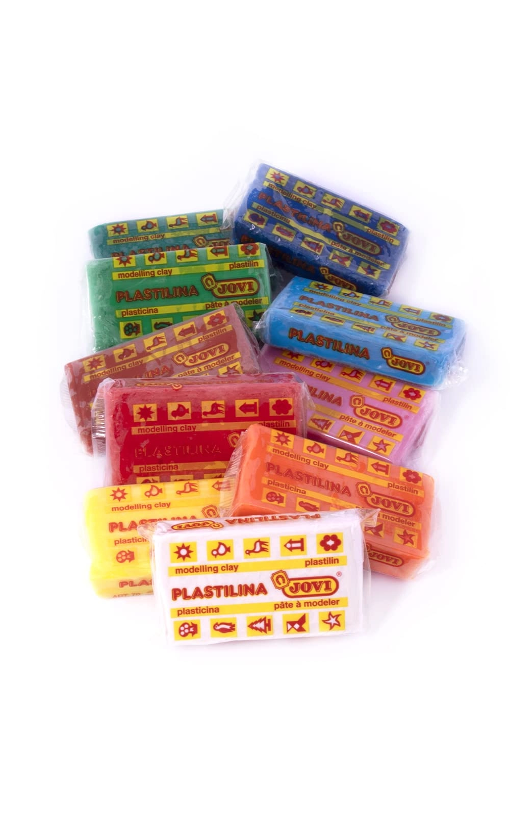 Non Drying Modeling Clay - vegetable-based 499g 10pcs.