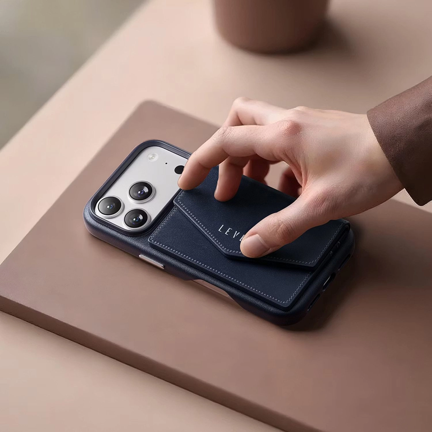 Vertex Wallet Case - PU Leather with MagSafe for iPhone 17 Pro Max