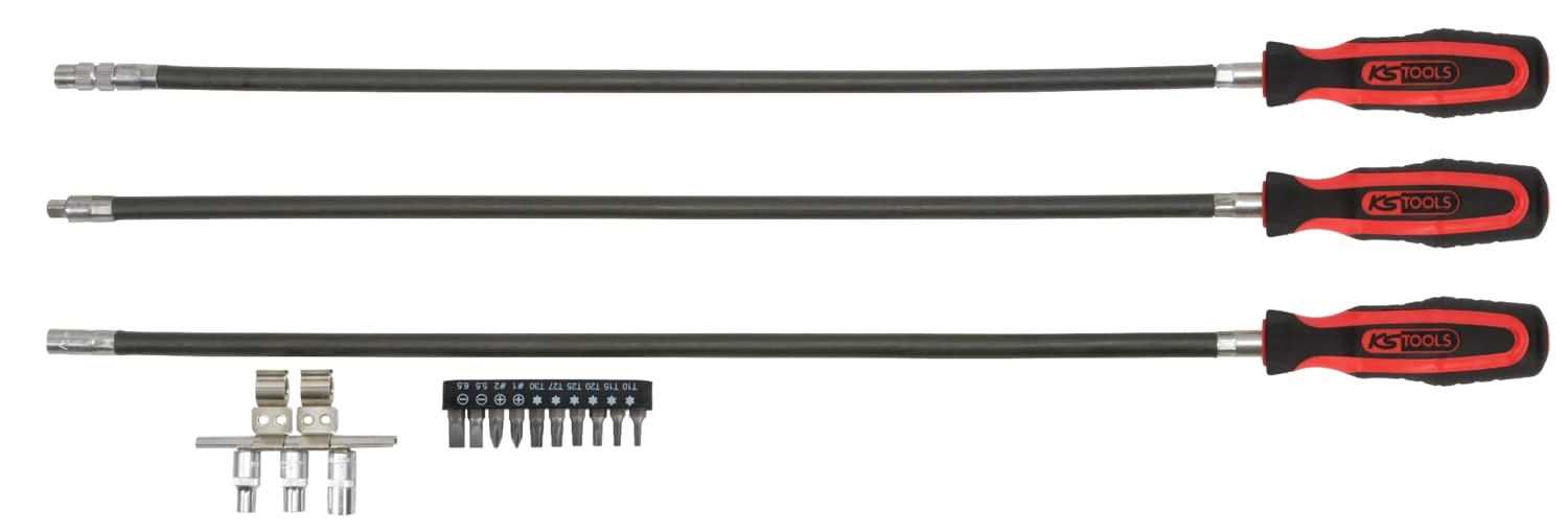 KS Tools 911.1180 ERGOTORQUE Torx Screwdriver Set (16 Pcs)