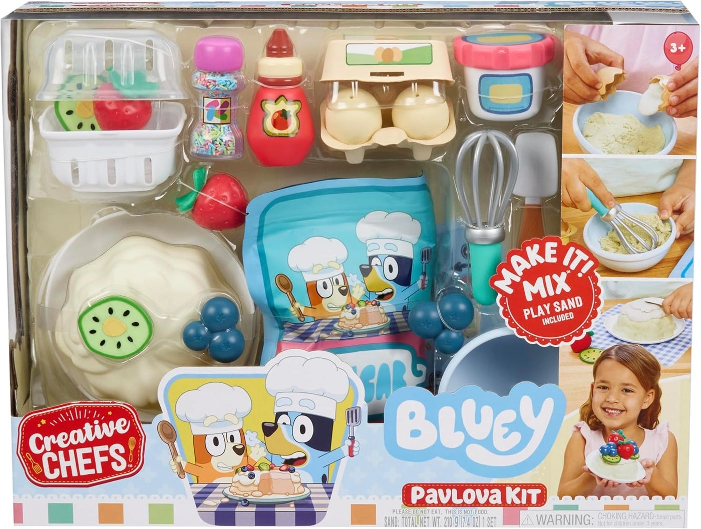 Little Tikes Bluey Creative Chefs Pavlova Kit - 20 pcs