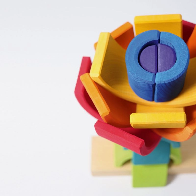 Rainbow Stacking Tower - Suitable for 12 months & above 14 pieces