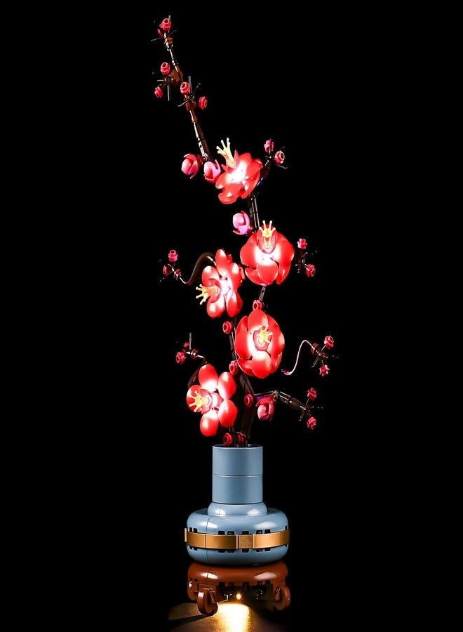 YEABRICKS LED Light Kit for LEGO 10369 Icons Plum Blossom
