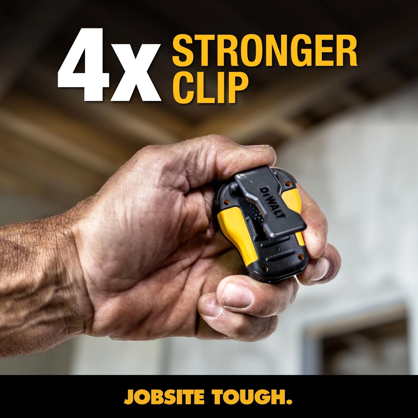 Wearable Bluetooth Speaker - Clip-On Wireless Jobsite Pro