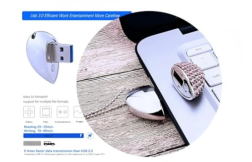Diamond Heart - USB 3.0 USB-A 64GB
