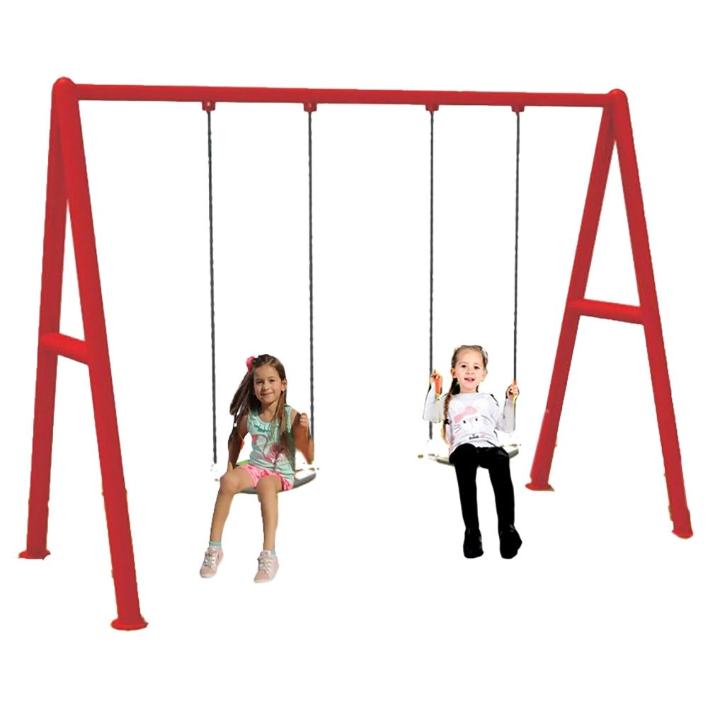 Twin Swings - Metal Blue