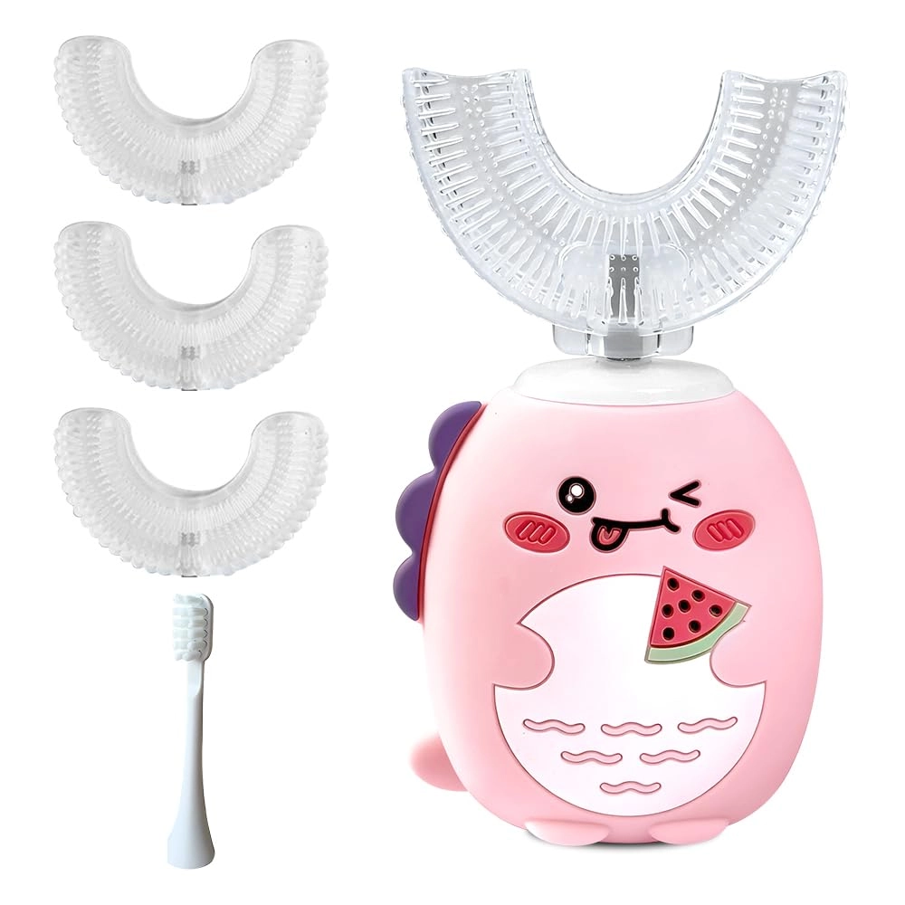 SGZIOO Electric U Shaped Toothbrush - Ultrasonic 45s Timer IPX7 Waterproof