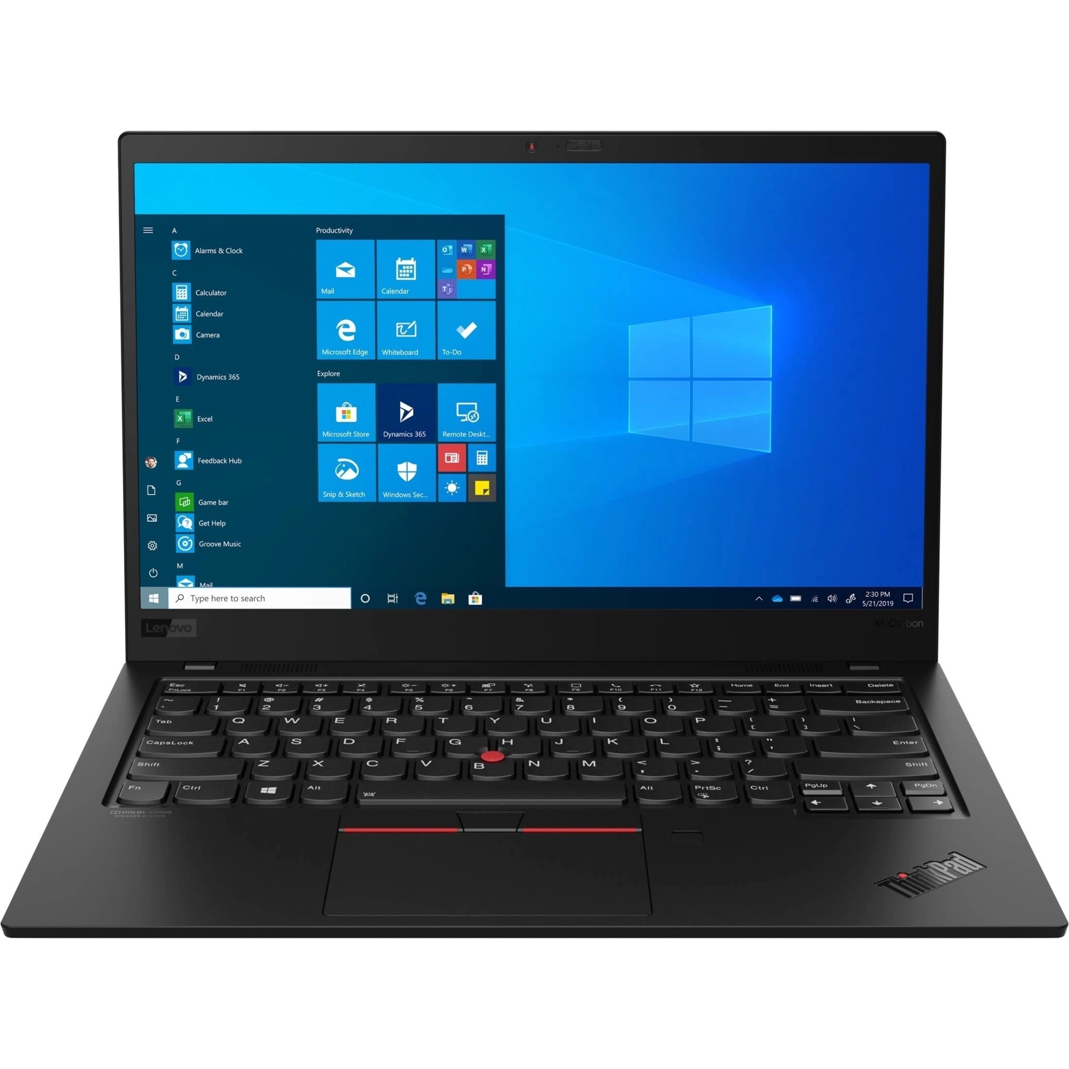 Lenovo (Renewed) ThinkPad X1 Carbon 20U9002TUS - 14'' Core i5-10210U 16GB DDR3 256GB SSD