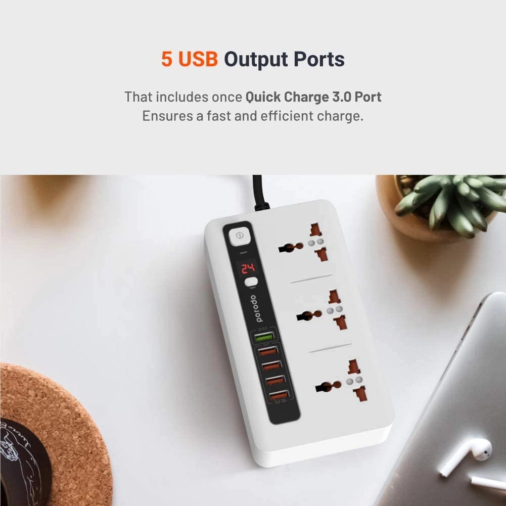 Multi-Socket Strip - Universal 2500W