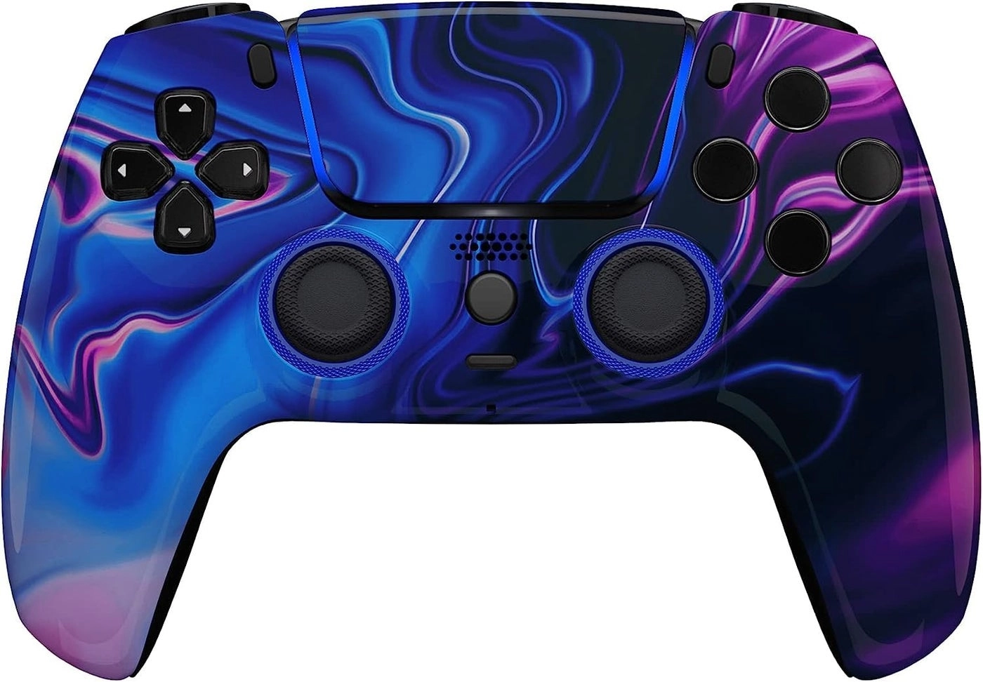 Wireless Controller - Blue & Purple Swirl
