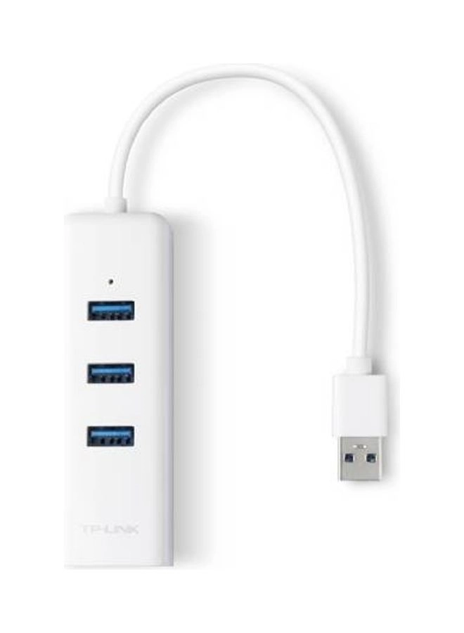 UE330 - USB 3.0 3-Port Hub Gigabit Ethernet Adapter