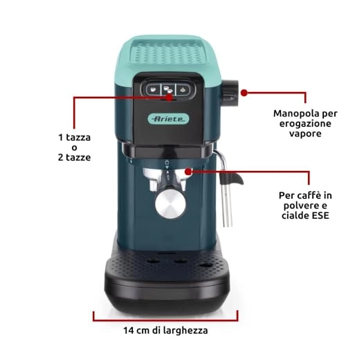 1399 Espresso Machine ESE Pods & Coffee Powder Cappuccino 1399