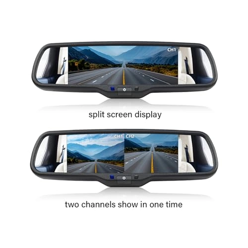 Dual Rear View Parking Reversing Brake Light Camera - Wired