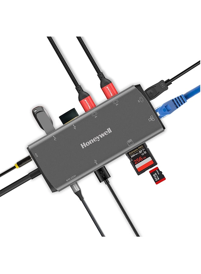 Honeywell TypeC Multiport Dock - TypeC Laptop, PC, Dell, HP, Macbook