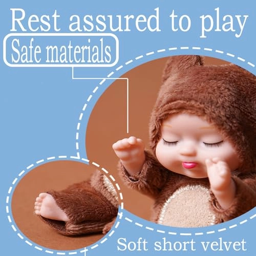 Baby Elf Doll 10 cm Plastic Set