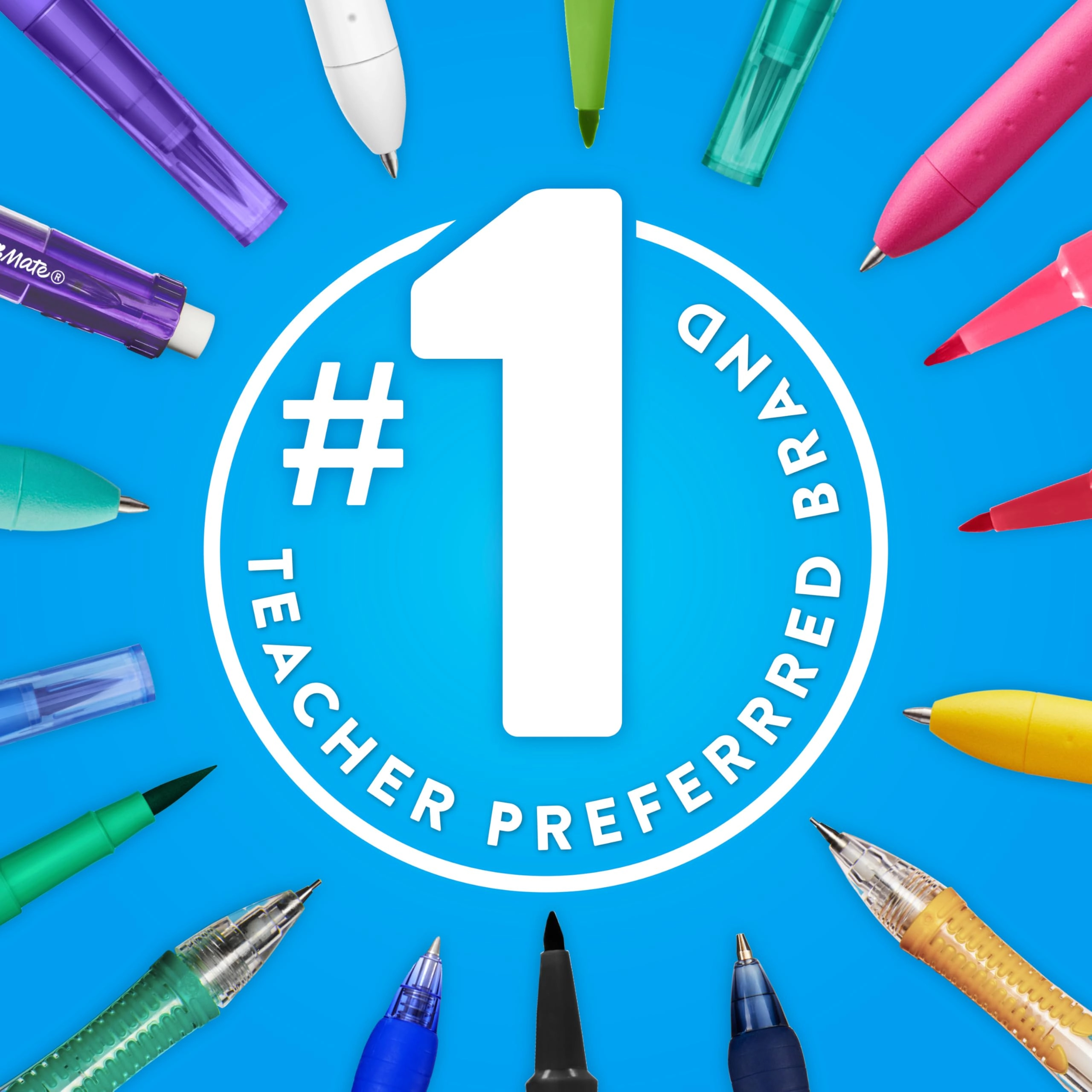 Flair Felt Tip Pens - 24 Assorted 0.7mm