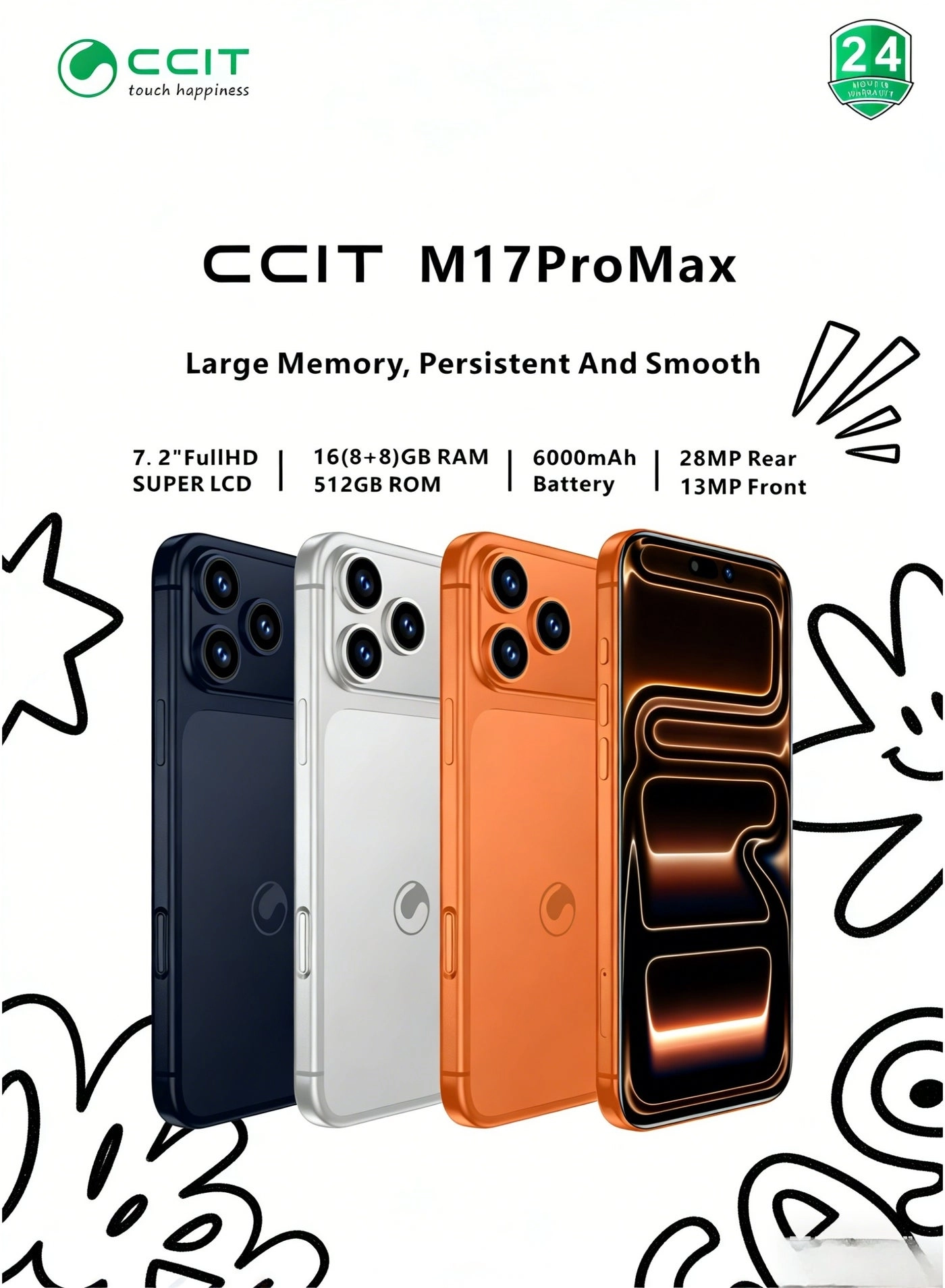 M17 Pro Max - 16GB 512GB