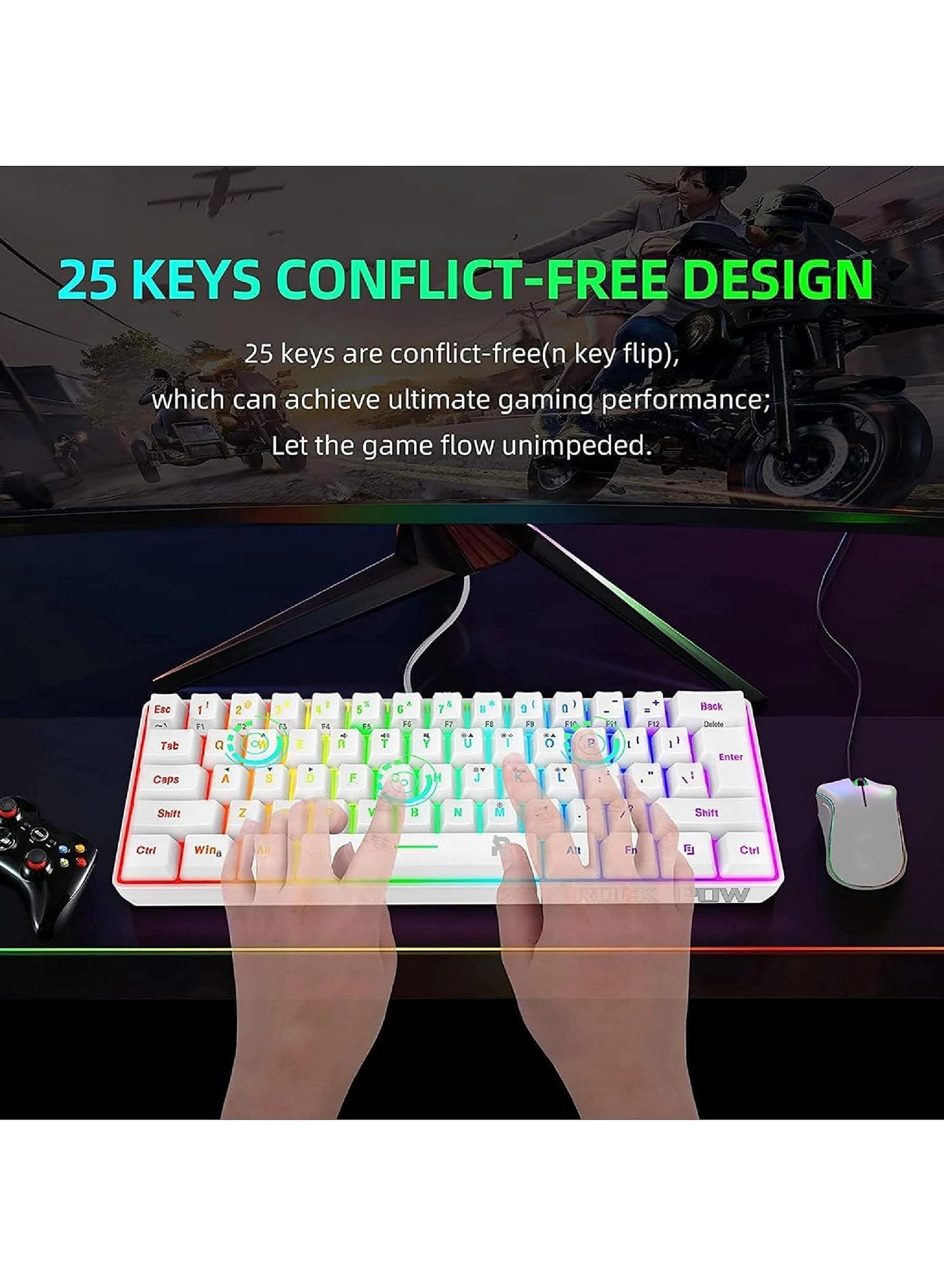 Gaming Keyboard and Mouse Combo - Wired