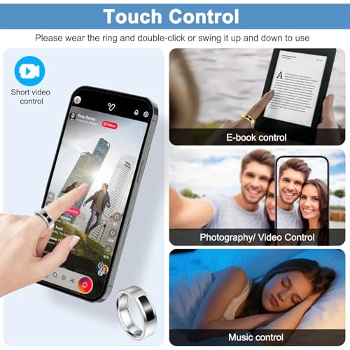 Smart Ring - Fitness Tracker Silver 8#