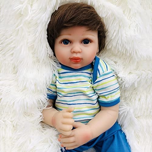 Rebirth Baby Doll - 20 Inch Vinyl Cotton Body Blue Eyes