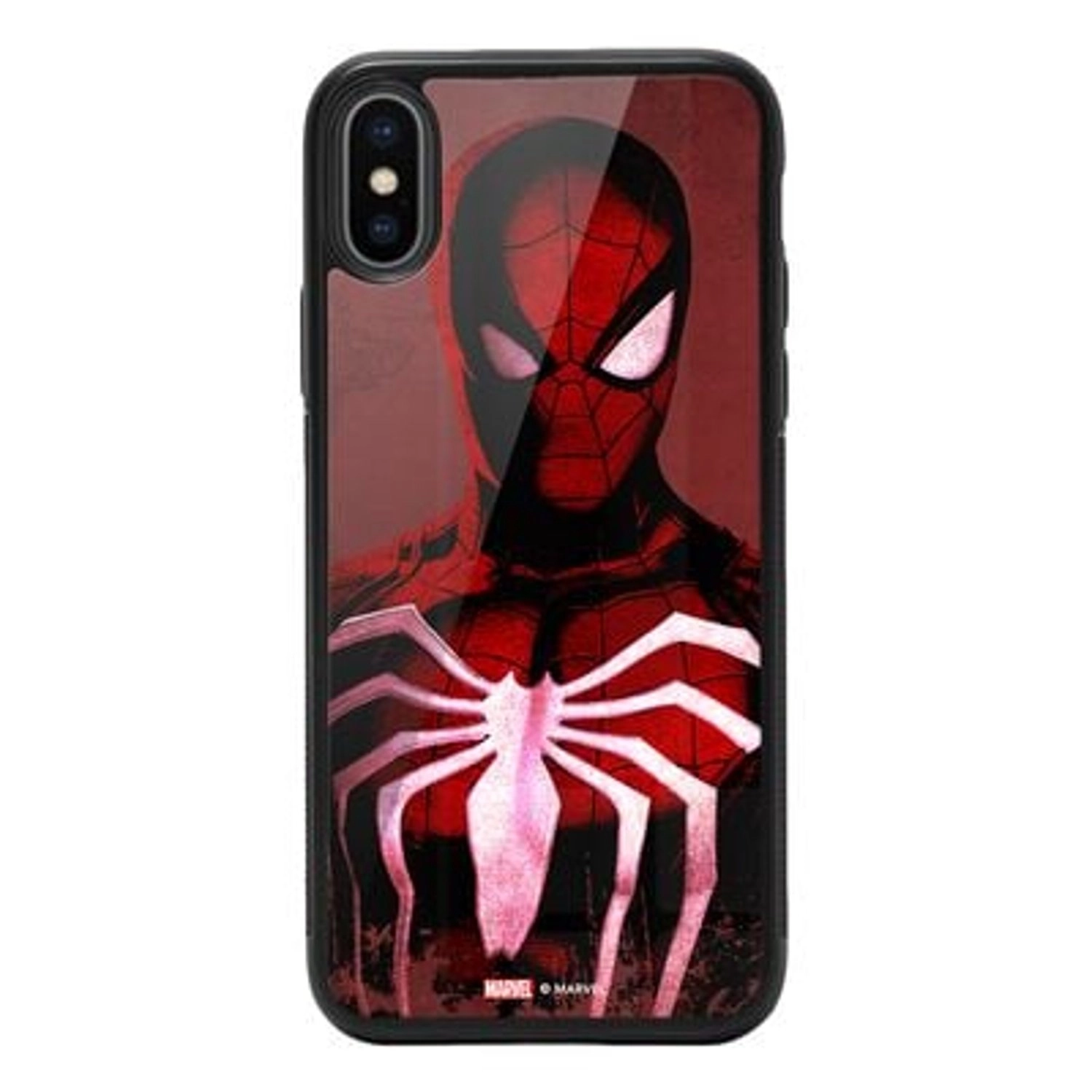 Wackylicious Spiderman Potrait Back Case for iPhone Xs