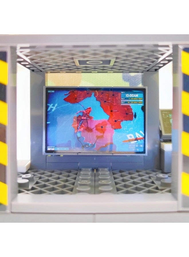 Camouflage Tent + Command Center + Sentry Guard Tower - Modern Military