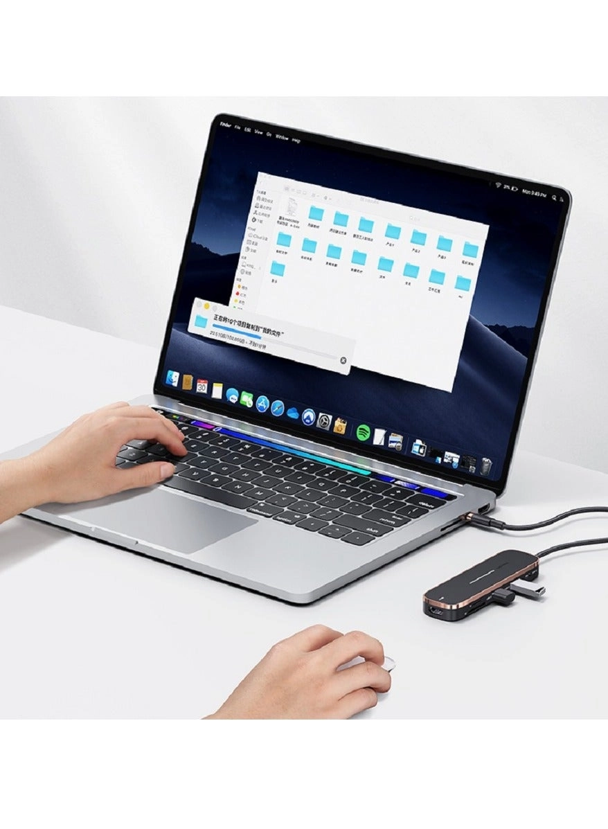 6in1 Type-C HUB - 6 ports USB3.0 HDMI PD100W