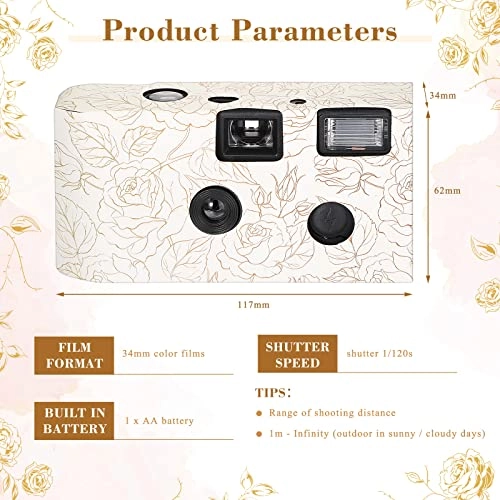 Disposable Camera - 10 Pack 35mm Flash