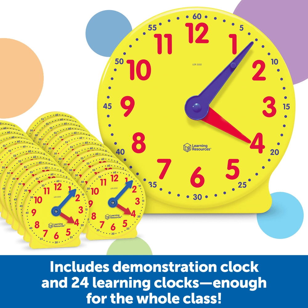 Big Time Classroom Clock Kit - Suitable for 5 years and above