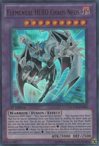 Yu-Gi-Oh! Elemental HERO Chaos Neos LCGX-EN065