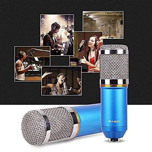 BM-800 - Black+silver + USB Sound Card + Mount Stand