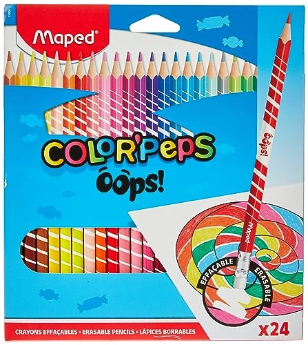 Color'Peps Oops Coloured Pencils - 24 Pcs