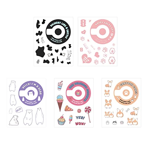 Dessert Animal Sticker Book 5 pcs