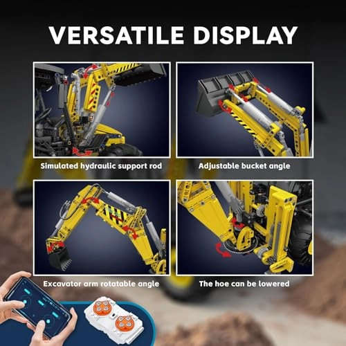 Excavator and Bulldozer (17036) - RC Remote Control