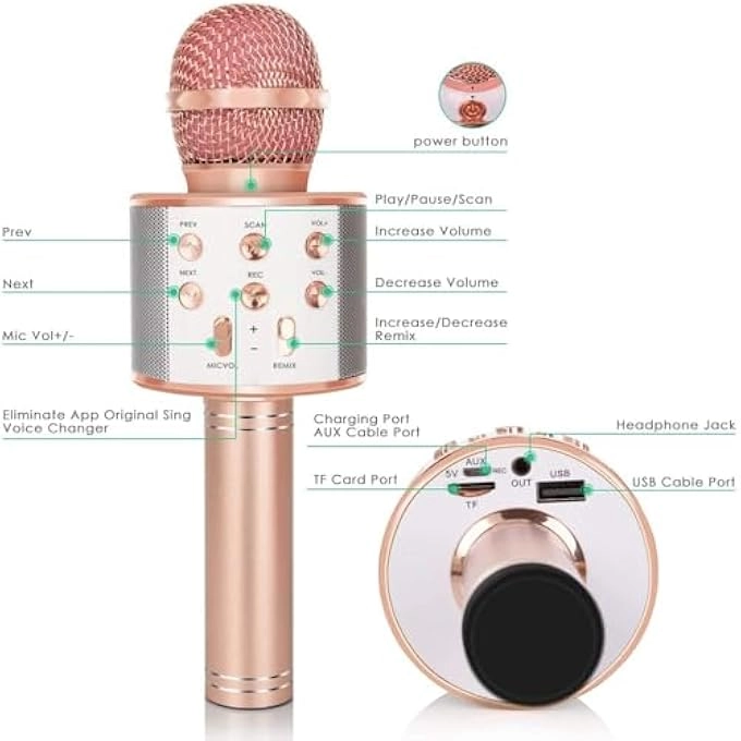 WIRELESS BLUETOOTH MICROPHONE