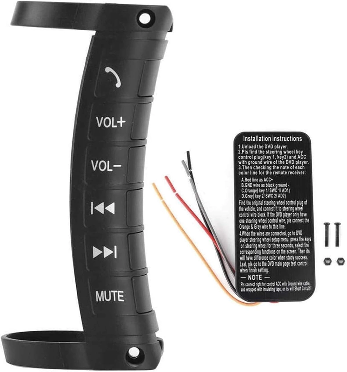 DEMULAX Multifunction Steering Wheel Remote Control