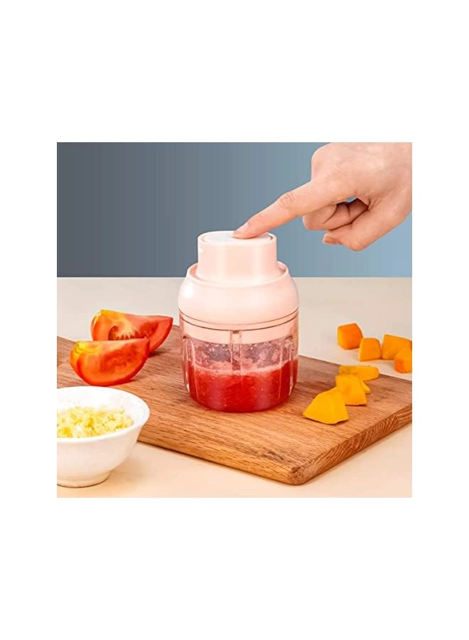 Mini Food Chopper and Processor - 250ml + 100ml Rechargeable