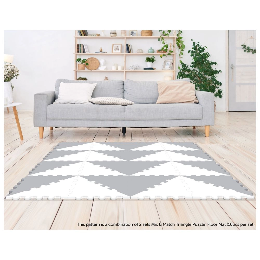 Triangle Puzzle Floor Mat - 10 Months