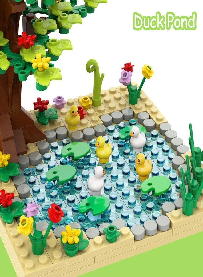 Farm Animal Duck Pond Building Set - Duck 246 pcs