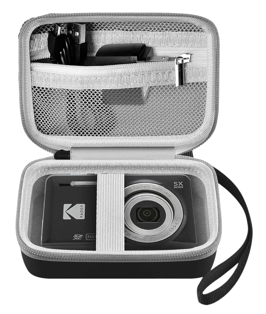 INDIA RETAIL Camera Case - Kodak Pixpro fz45-55, Canon IXUS & PowerShot ELPH Series, Panasonic LX/FX, Nikon S Series, Sony Cyber-Shot DSC Series, W/T Series, VAHOIALD Digital Camera, Nsoela Kids Waterproof Carrying Case