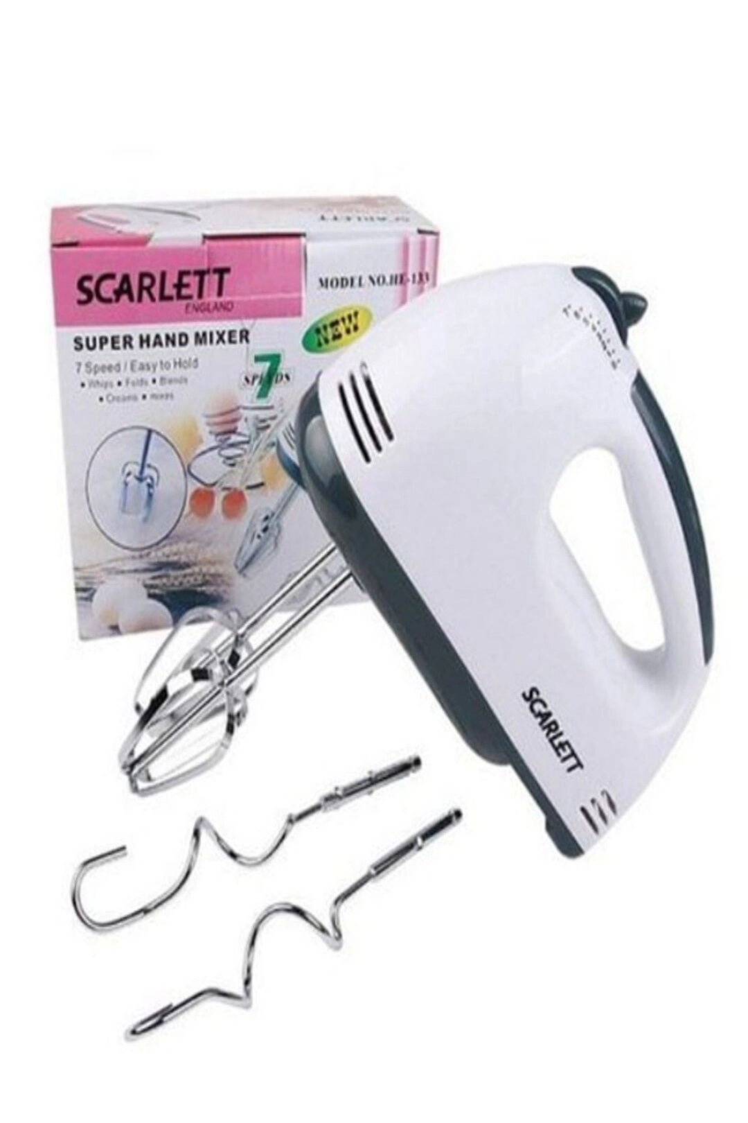 Super Hand Mixer - 7-speed powerful motor