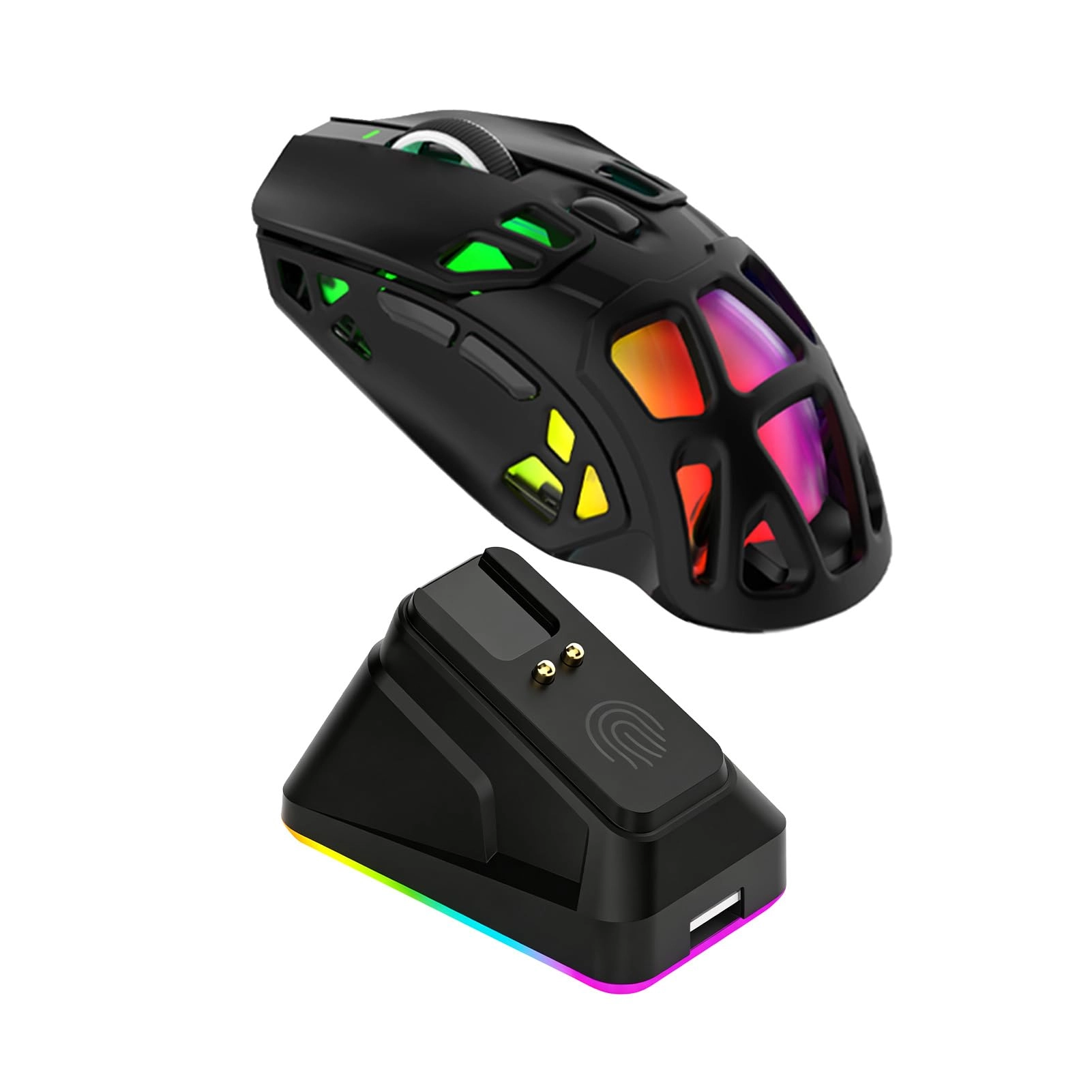 VELATEMOR Tri Mode Gaming Mouse - 2.4G BT Wired