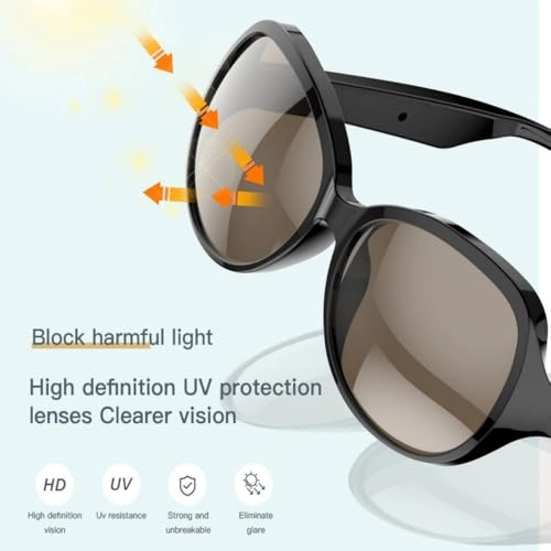 Smart Bluetooth Glasses - Bone Conduction Polarized